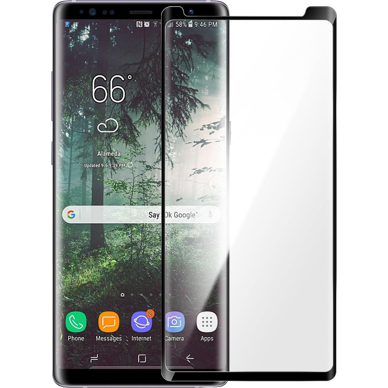 Bild von Avizar Displayschutzfolie, Case friendly Schutz (1 Stück, Samsung Galaxy Note 8), Smartphone Schutzfolie, Schwarz