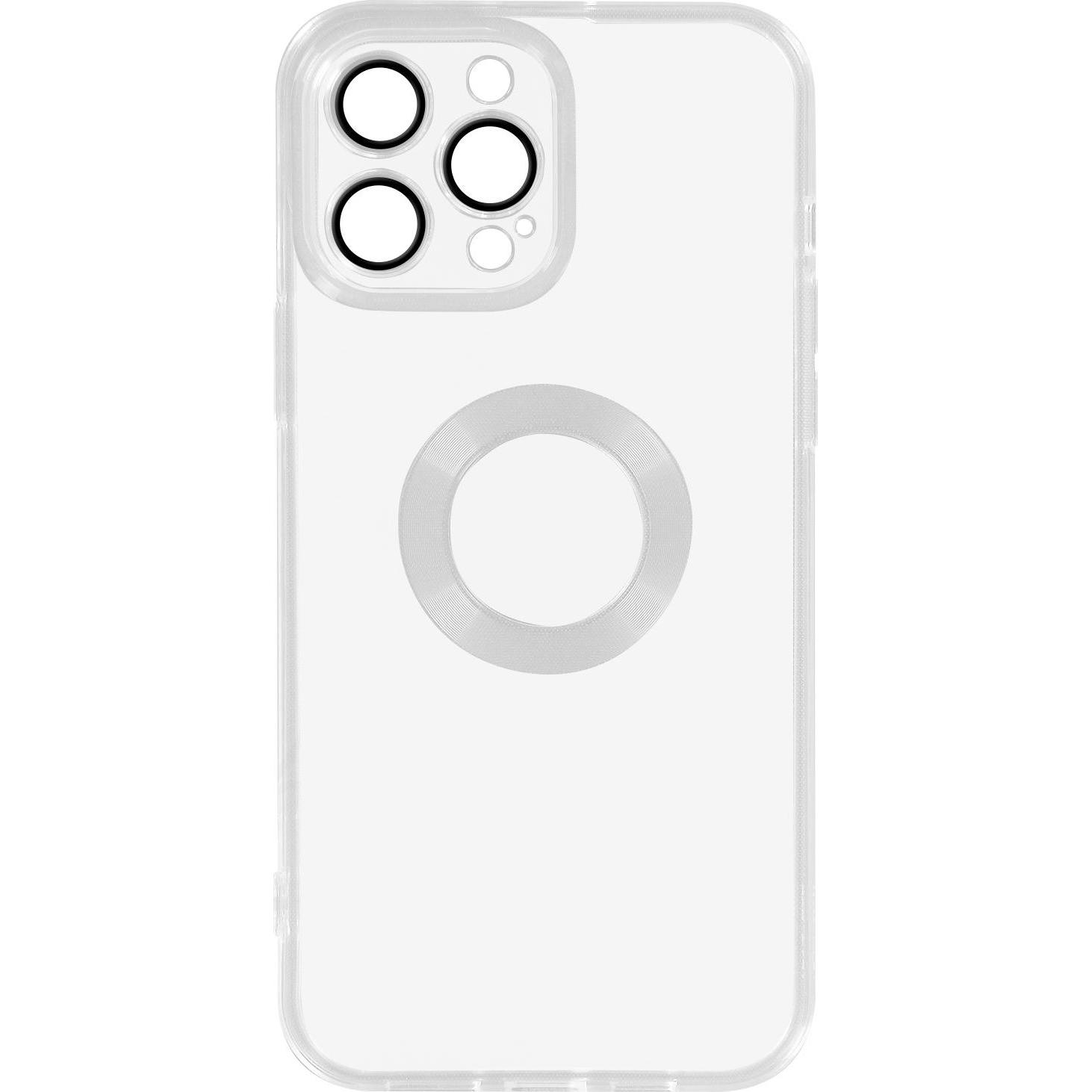 Bild von Avizar Transparente Silikonhülle im Chrome-Style Series (Apple iPhone 14 Pro), Smartphone Hülle, Transparent