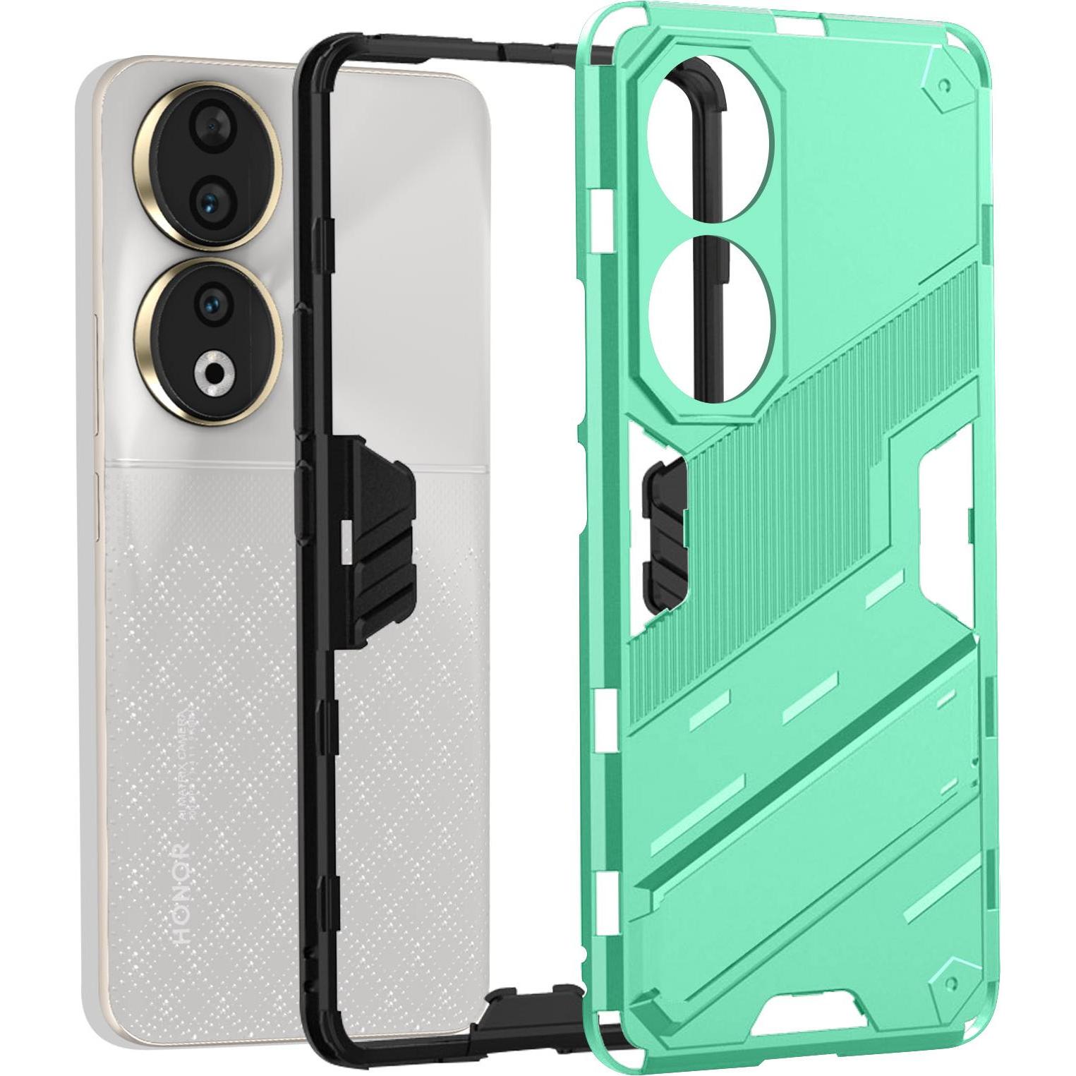 Bild von Avizar Hybrid Handyhülle mit Ständer Series (Honor 90), Smartphone Hülle, Grün
