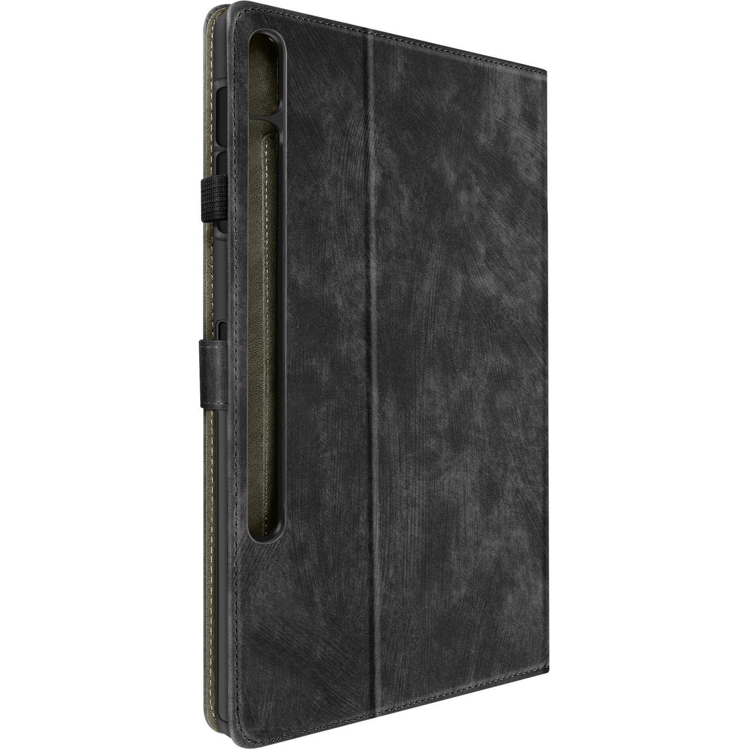 Bild von Avizar Business Etui, Fächer und Standfunktion Series (Galaxy Tab S9 FE+), Tablet Hülle, Schwarz