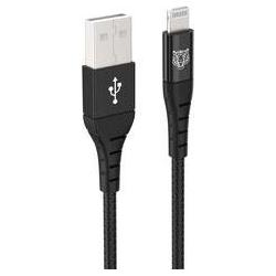 Bild von Tiger POWER LITE CABLE RENFORCE USB-A LIGHTNING 2M NOIR (2 m), USB Kabel
