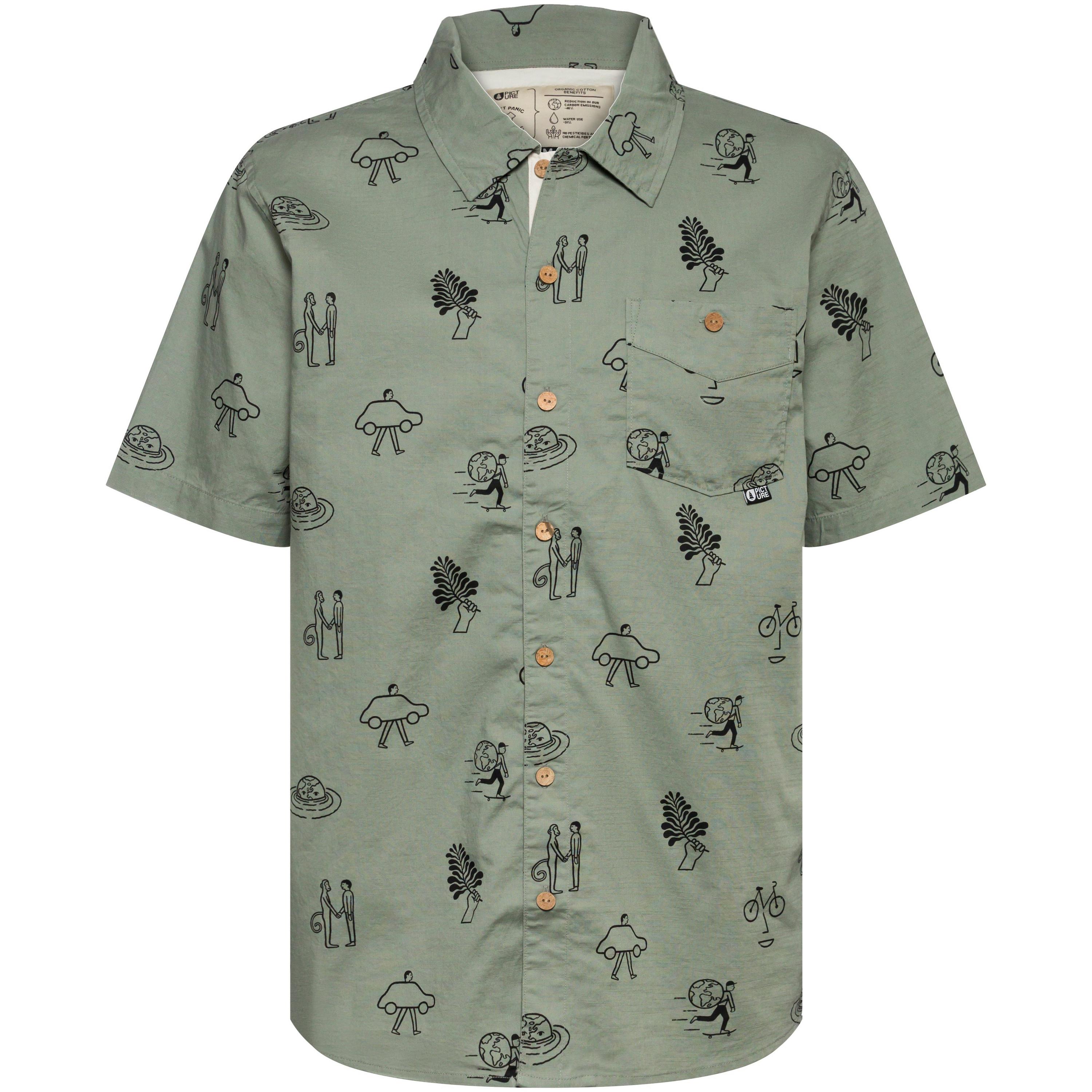 Bild von Picture Herren Mataikona Hemd, e Art lm01 Print, XL
