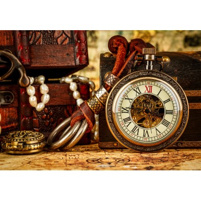 Bild von Grafika Kids Vintage Travel 12 Teile Puzzle Grafika-F-31084