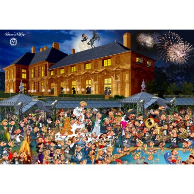 Bild von Grafika Kids François Ruyer: Château de Vallery 48 Teile Puzzle Grafika-F-31685