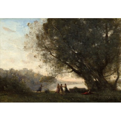 Bild von Grafika Kids Jean-Baptiste-Camille Corot: Dance under the Trees at the Edge of the Lake, 1865-1870 104 Teile Puzzle Grafika-F-31795