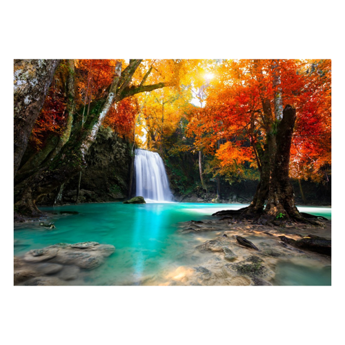 Bild von Grafika Deep Forest Waterfall Puzzle – 500 Teile für entspanntes Puzzeln