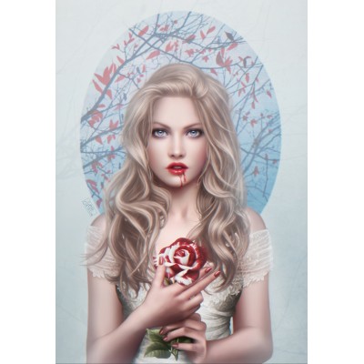 Bild von Grafika Blood Rose 1000 Teile Puzzle Grafika-F-32433
