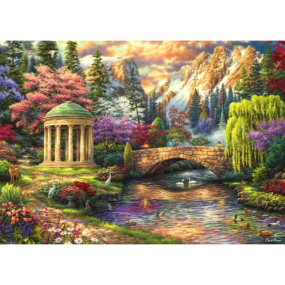 Bild von Grafika Chuck Pinson - Peace of the Garden 500 Teile Puzzle Grafika-F-33330