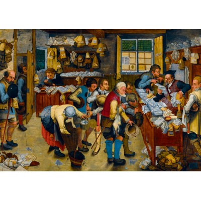 Bild von Bluebird Puzzle Pieter Brueghel the Younger - The Tax-collector's Office, 1615 1000 Teile Puzzle Art-by-Bluebird-60085