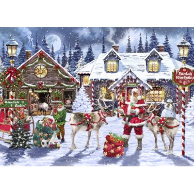 Bild von Bluebird Puzzle Santa's Workshop 1500 Teile Puzzle Bluebird-Puzzle-F-90531