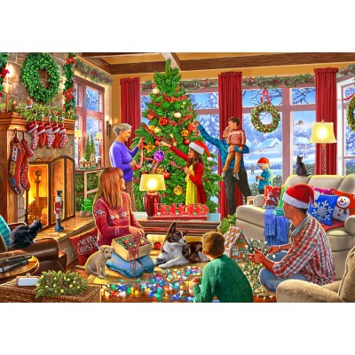 Bild von Bluebird Puzzle Christmas Decorating 2000 Teile Puzzle Bluebird-Puzzle-F-90795