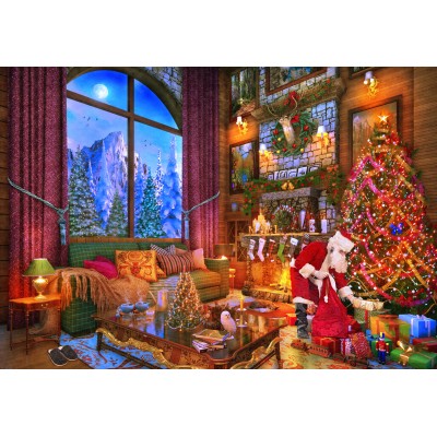 Bild von Bluebird Puzzle Christmas Lodge 1000 Teile Puzzle Bluebird-Puzzle-F-90800