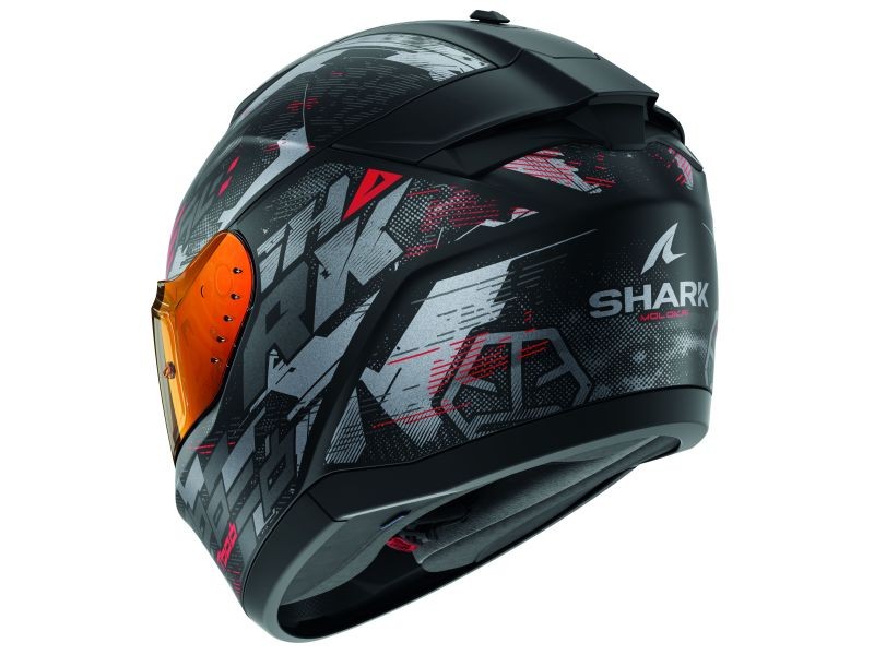 Bild von SHARK HE1110E-KAR-S Integralhelm Rot, matt, grau, schwarz S Unisex ECE 22.06