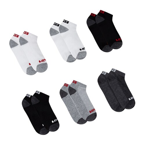 Bild von Levi's® Kids Kurzsocken »LHN BOX TAB LOW CUT 6PK MarkeL«, (Packung, 6 Paar), UNISEX