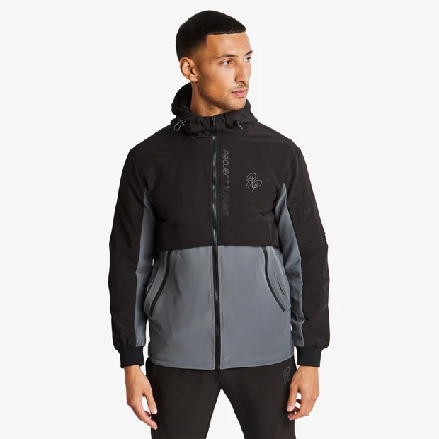 Bild von Project X Paris Street Herren Kapuzenpullover - Schwarz - Größe: L - Poly Woven - Foot Locker