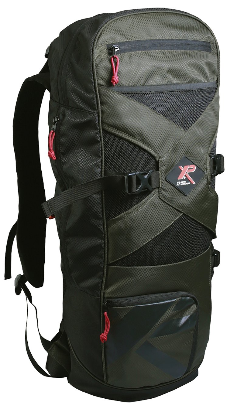 Bild von XP Metal Detectors Rucksack 240, Leichter und robuster Rucksack, speziell für Metalldetektoren entwickelt, ergonomisch und praktisch mit über 8 speziellen Taschen und Fächern (XPBACKPACK240)
