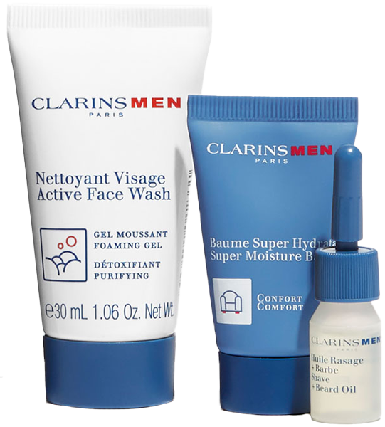 Bild von CLARINS ClarinsMen Barber X-Mas Set, 4-teilig