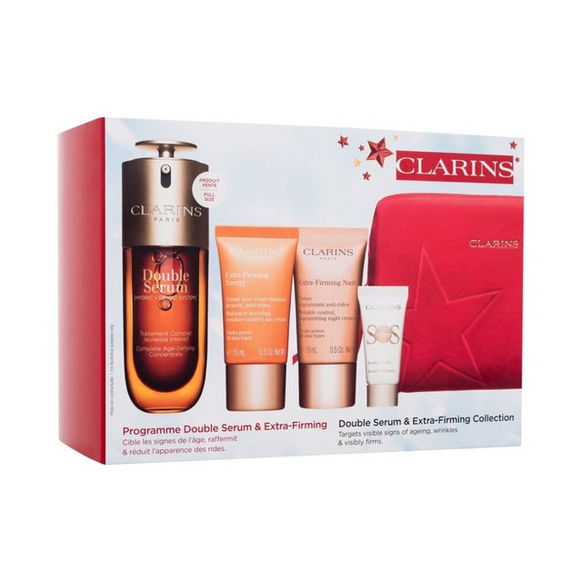 Bild von Clarins - Double Serum & Extra-firming Xmas-set - Anti-age Pflegeset - double Serum Set Double Serum & Ef