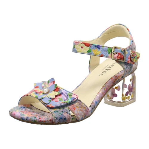 Bild von Laura Vita Damen Sandalette Framboise aus Echtleder