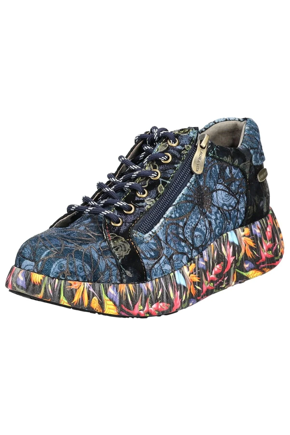 Bild von LAURA VITA Sneaker Blau Flacher Absatz für Damen - 35