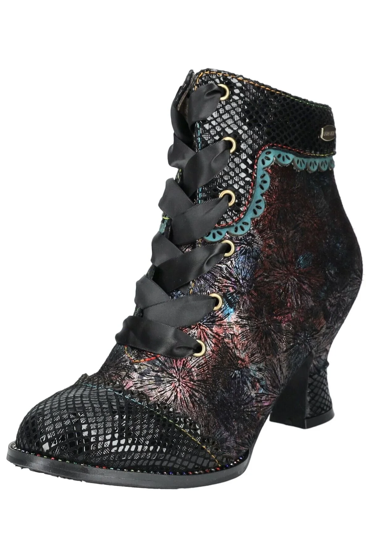 Bild von LAURA VITA Stiefelette Schwarz Flacher Absatz für Damen - 36