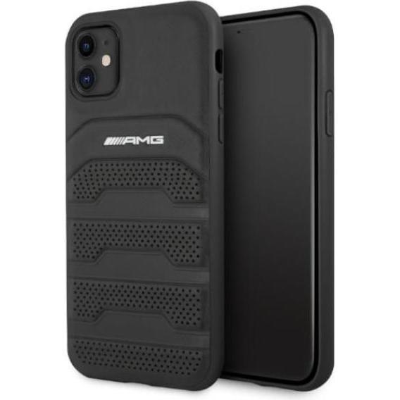 Bild von Mercedes-Benz Hard Cover Debossed Black, für iPhone 11, AMHCN61GSEBK (Apple iPhone 11), Smartphone Hülle, Schwarz