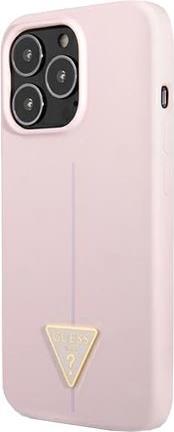Bild von Guess GUHCP13XSLTGU iPhone 13 Pro Max 6.7-inch Thin / Purple Hard Silicone Triangle (Apple iPhone 13 Pro Max), Smartphone Hülle, Violett