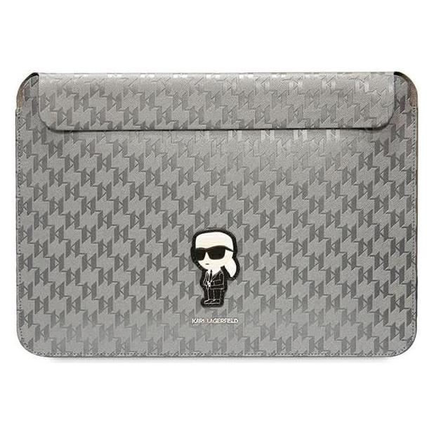 Bild von Karl Lagerfeld Sleeve KLCS14SAKHPKG 14" srebrny/silver Saffiano Monogram Ikonik (14"), Notebooktasche, Silber