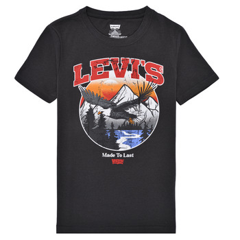 Bild von Levi's® T-Shirt, Baumwolle, Label, für Kinder, beige, 176