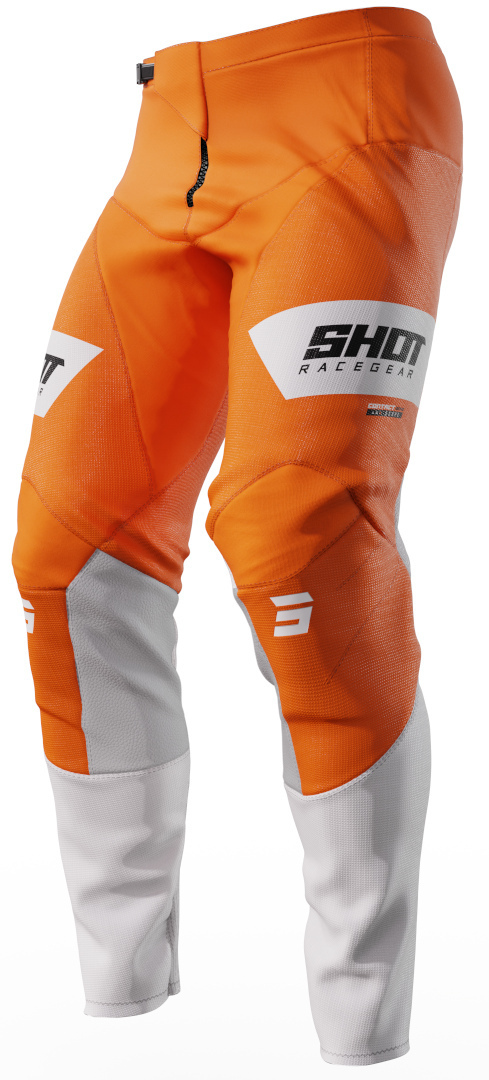 Bild von Shot Contact Scope Motocross Hose, weiss-orange, Größe 28 für Männer