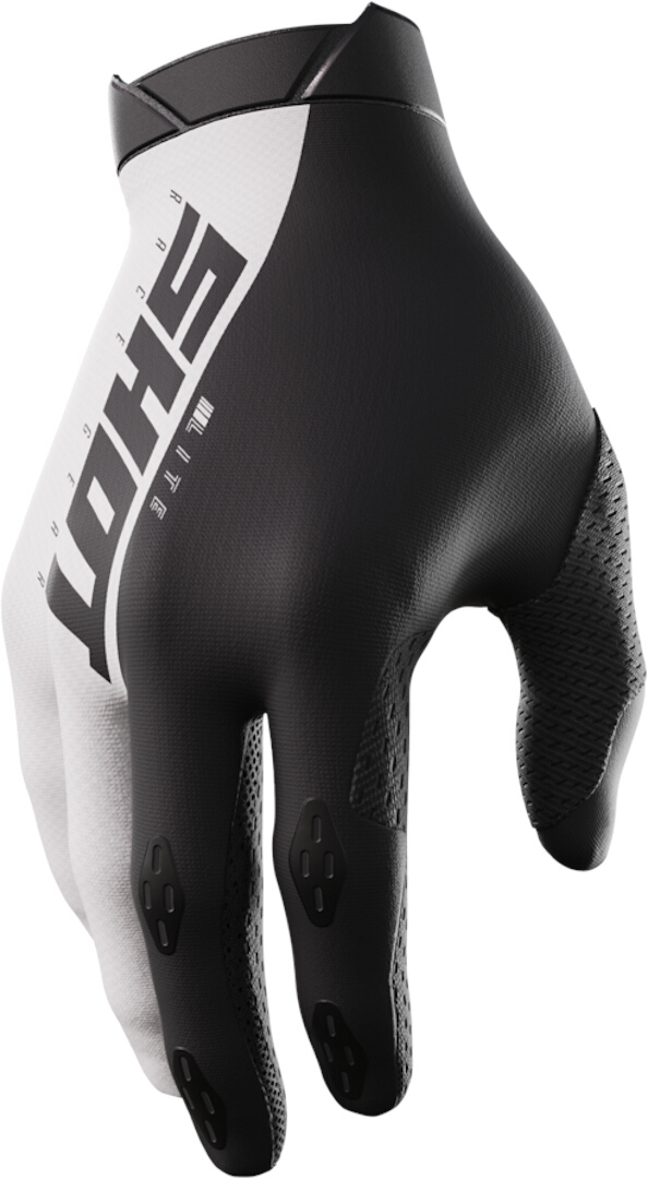 Bild von Shot Lite Motocross Handschuhe, schwarz-weiss, Größe XL für Männer