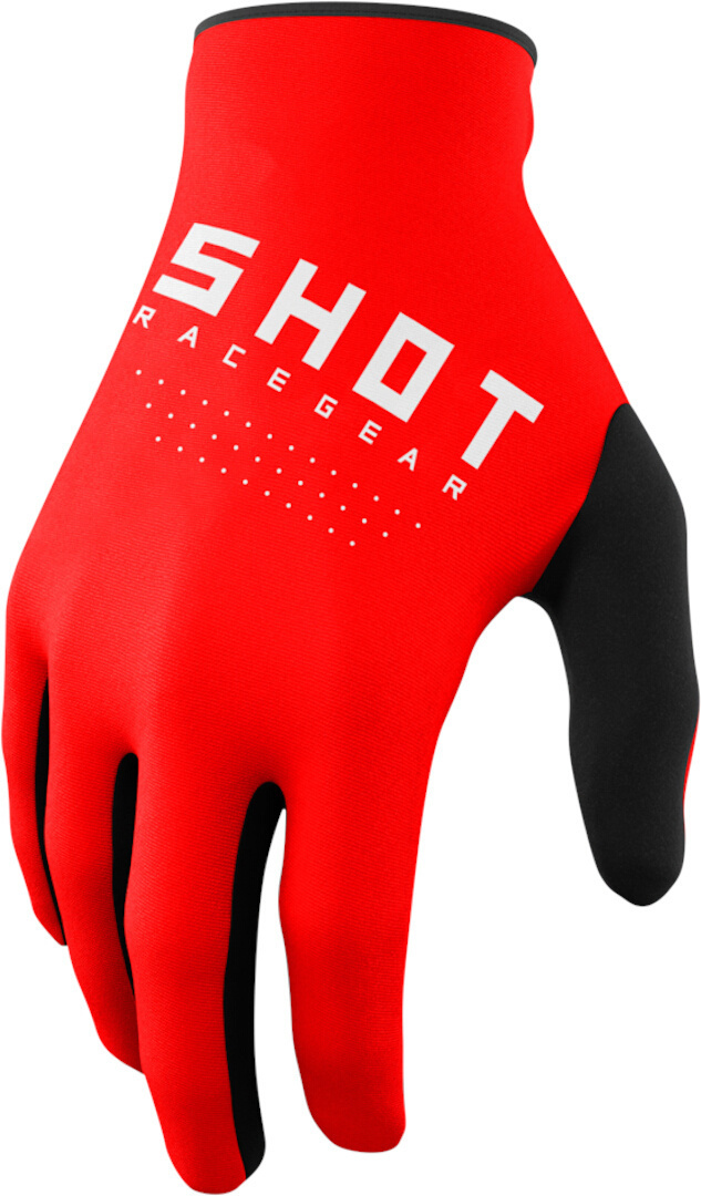 Bild von Shot Draw Motocross Handschuhe, rot, Größe 3XL