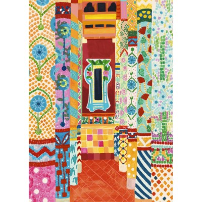Bild von Pieces & Peace Palau de la Musica - Barcelona 1000 Teile Puzzle Pieces-Peace-F-00037