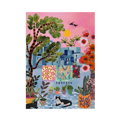 Bild von Puzzlespaß mit dem Katzen-Puzzle aus Chefchaouen