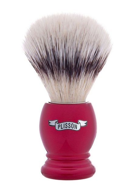 Bild von Plisson 1808, Rasierschaum + Rasiergel, Pearl Red & High mountain white fibre shaving brush (Rasierpinsel)