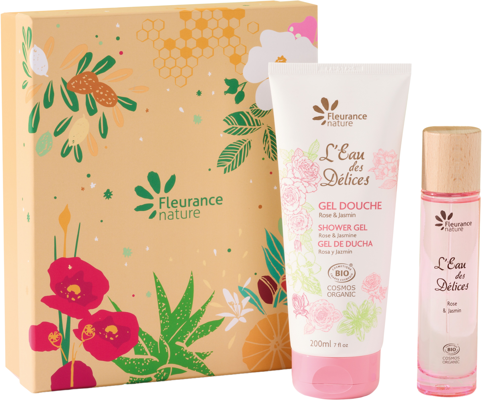 Bild von Fleurance nature L'Eau des Délices Gift Set - Rose & Jasmin
