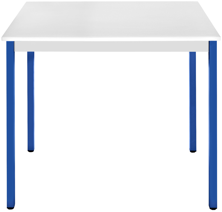 Bild von SODEMATUB Mehrzwecktisch lichtgrau, blau rechteckig, Vierkantrohr blau, 70,0 x 60,0 x 74,0 cm