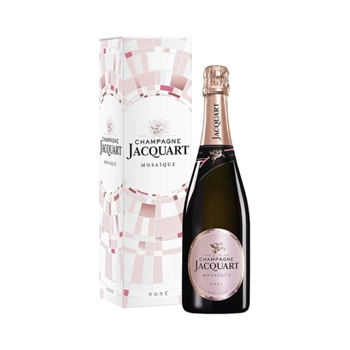 Bild von Champagne Jacquart Rosé Brut mit Geschenkverpackung