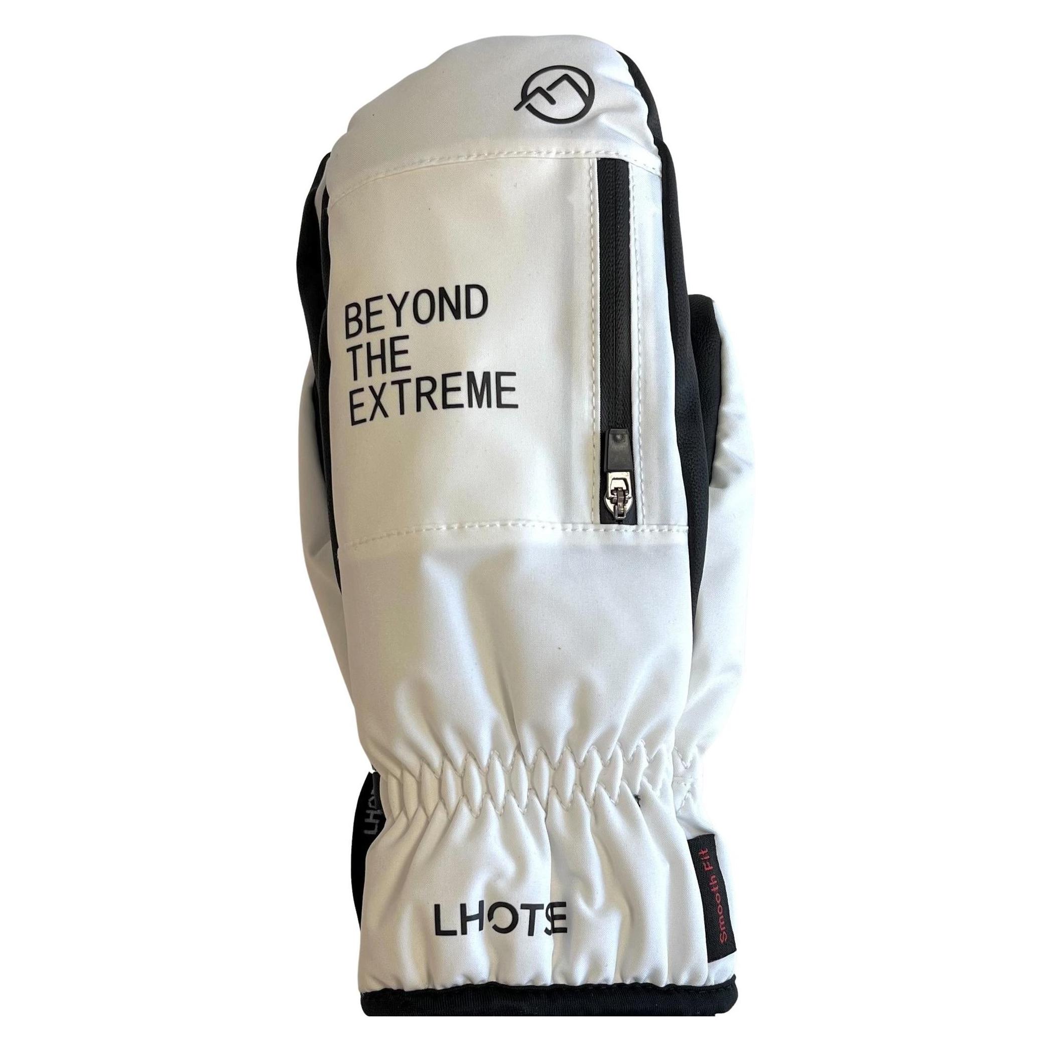 Bild von Lhotse, Damen, Handschuhe, fäustlinge damen gondal, Weiss, (6)