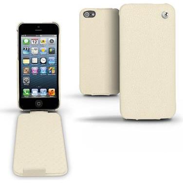 Bild von Noreve Lederschutzhülle (Apple iPhone 5), Smartphone Hülle, Weiss