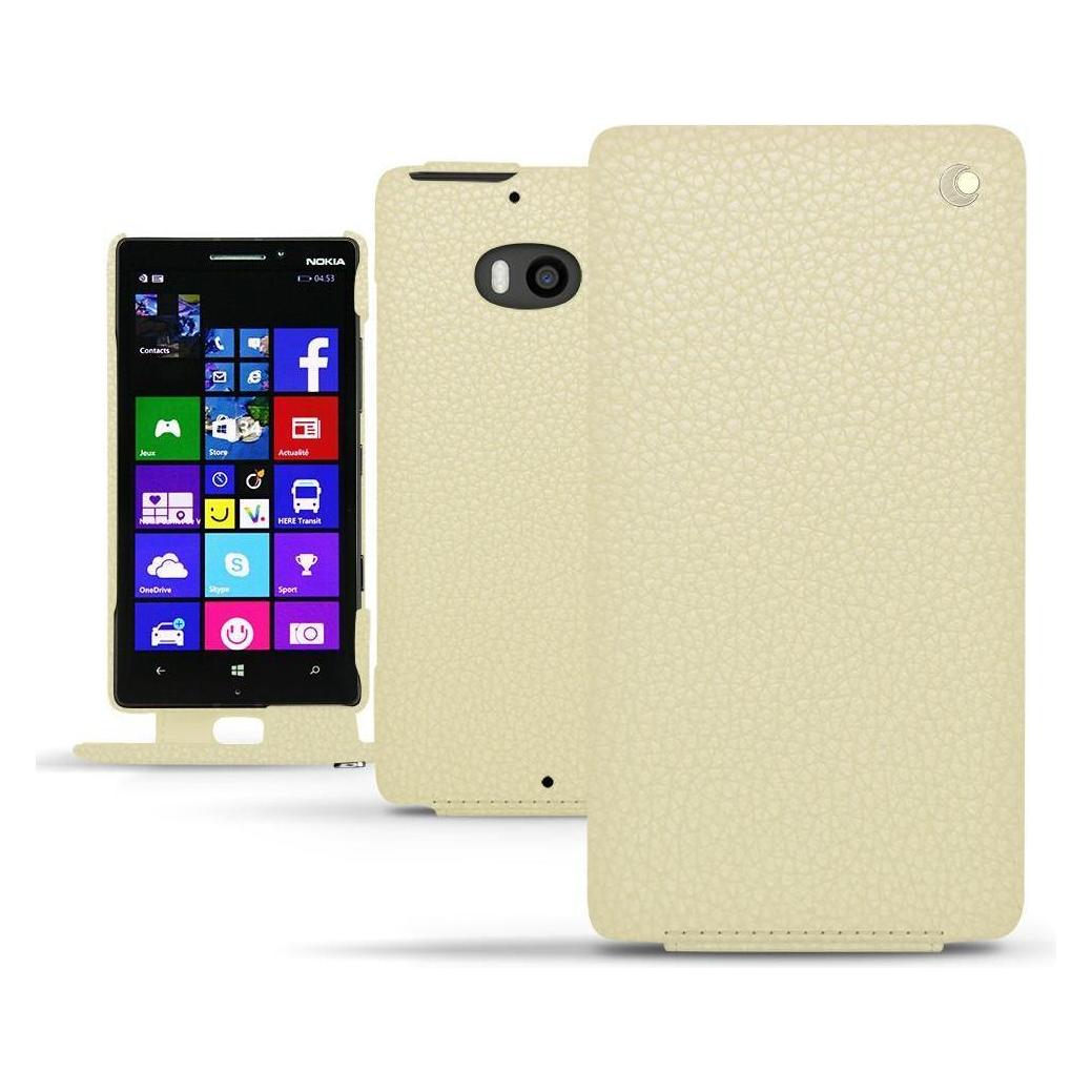 Bild von Noreve Lederschutzhülle vertikal (Nokia Lumia 930), Smartphone Hülle, Beige
