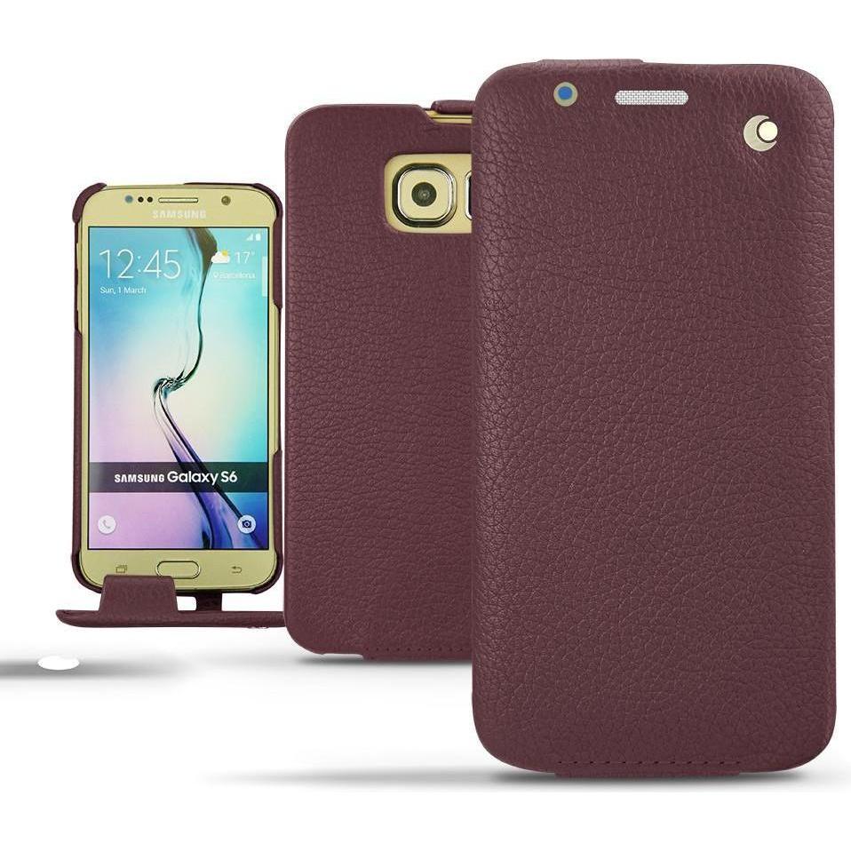 Bild von Noreve Lederschutzhülle vertikal (Samsung Galaxy S6), Smartphone Hülle, Violett