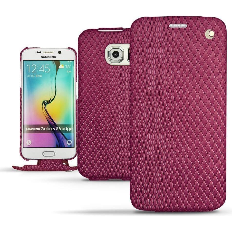 Bild von Noreve Lederschutzhülle vertikal (Samsung Galaxy S6), Smartphone Hülle, Rosa