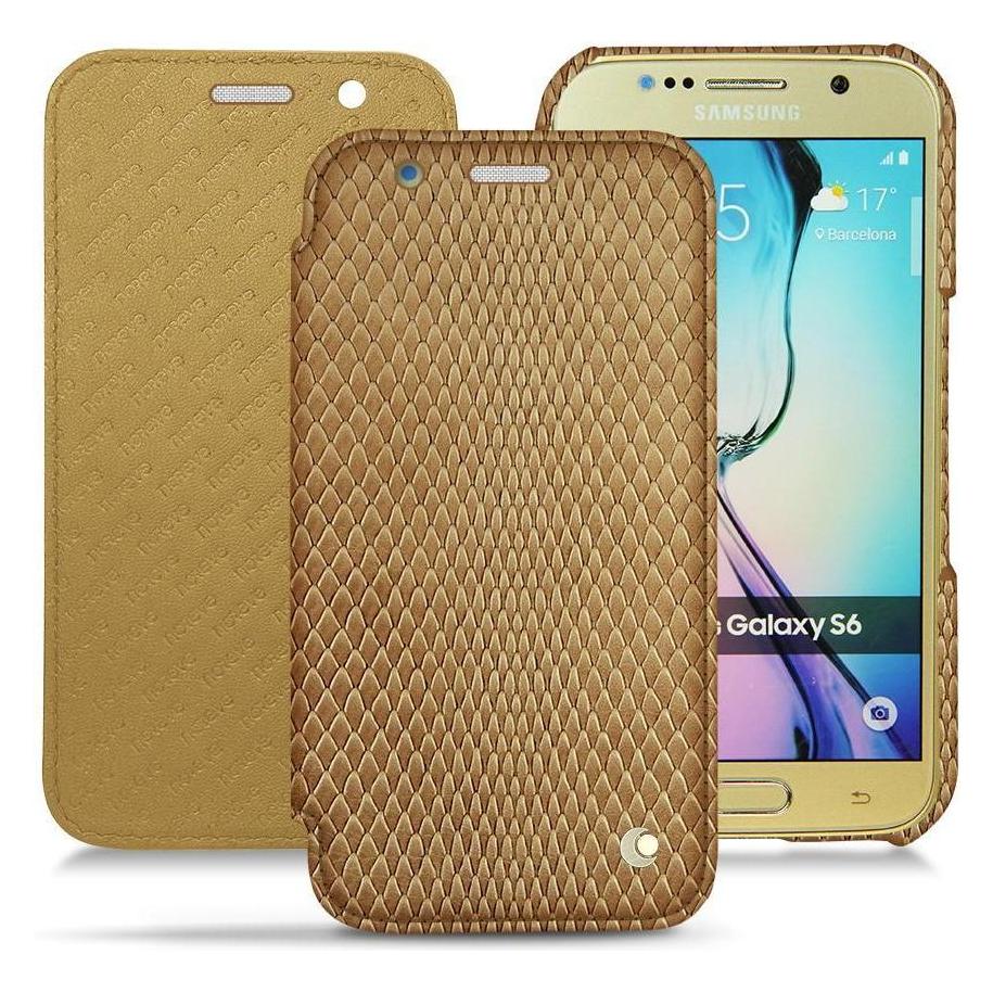 Bild von Noreve Lederschutzhülle horizontal (Samsung Galaxy S6), Smartphone Hülle, Beige