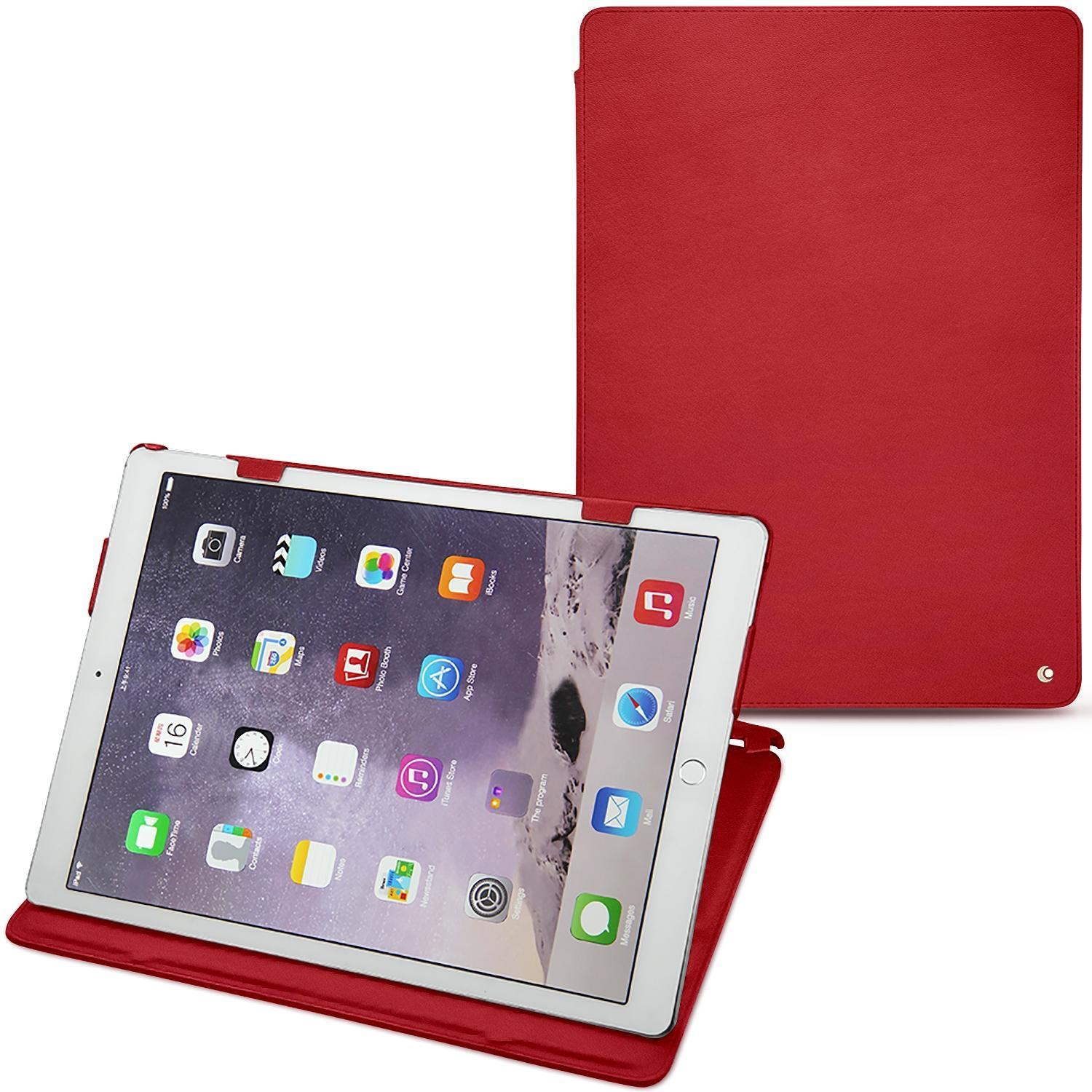 Bild von Noreve Lederschutzhülle horizontal (iPad Pro 12.9), Tablet Hülle, Rot