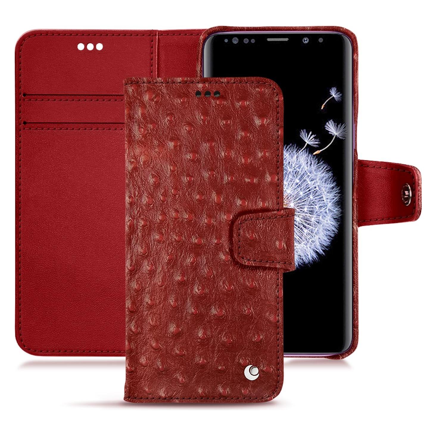 Bild von Noreve Lederschutzhülle vertikal (Samsung Galaxy S9+), Smartphone Hülle, Braun