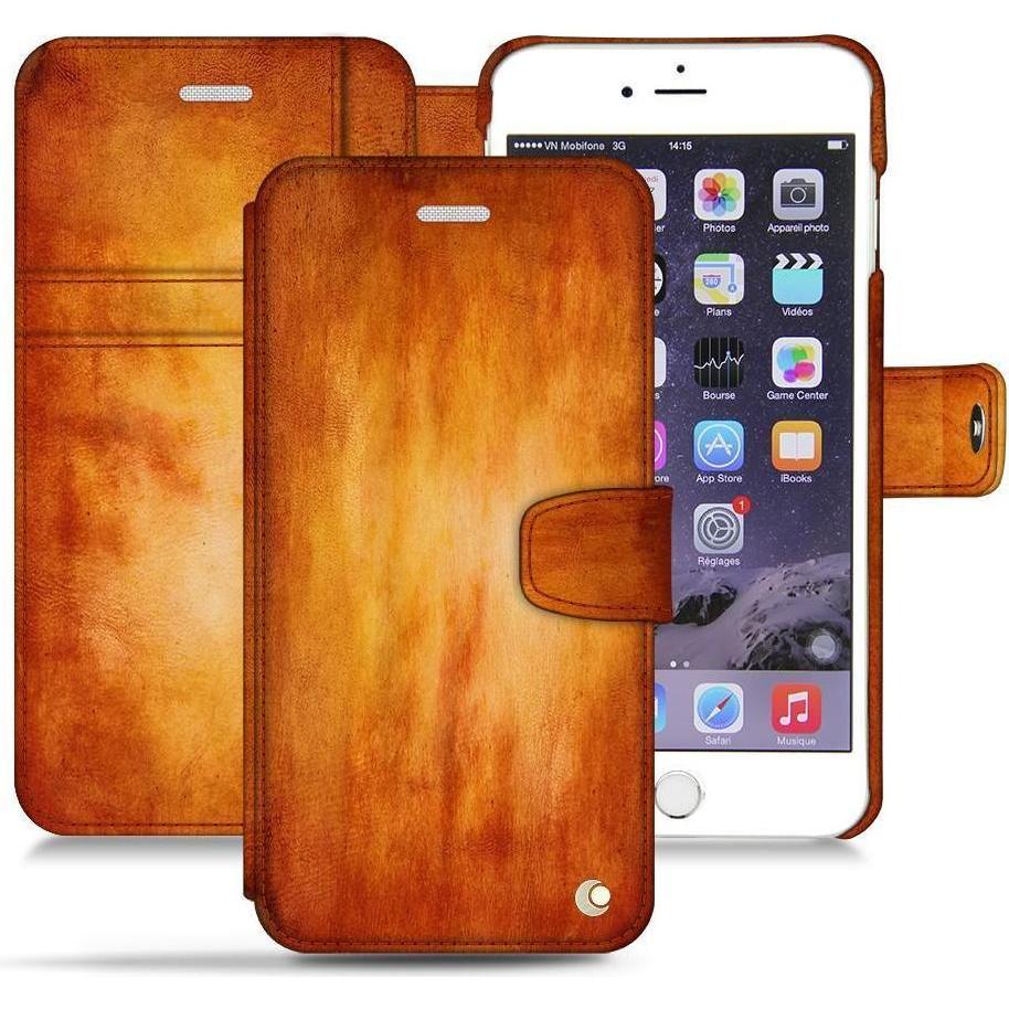 Bild von Noreve Lederschutzhülle Wallet (Apple iPhone 6s), Smartphone Hülle, Orange