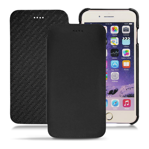 Bild von Noreve Lederschutzhülle horizontal für iPhone 7+, Smartphone Hülle in Beige