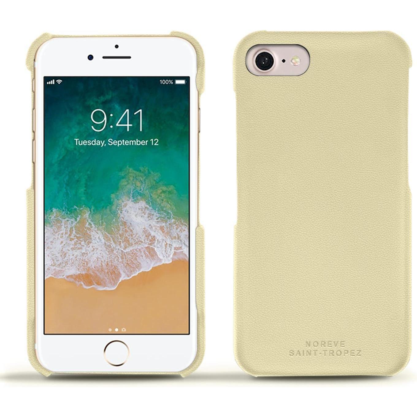 Bild von Noreve Lederschutzhülle (Apple iPhone 7), Smartphone Hülle, Beige