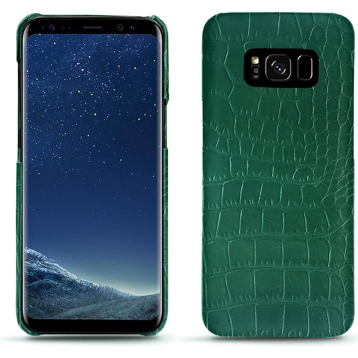 Bild von Noreve Lederschutzhülle (Samsung Galaxy S8+), Smartphone Hülle, Grün